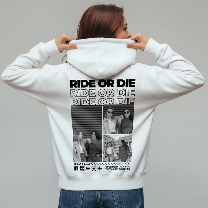 Personalisierter Hoodie "Besties"