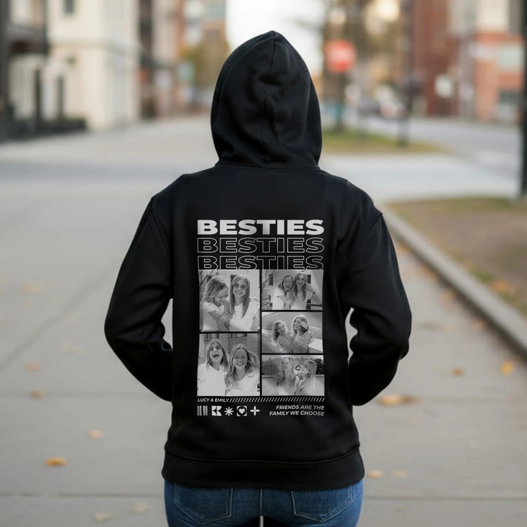 Personalisierter Hoodie "Besties"