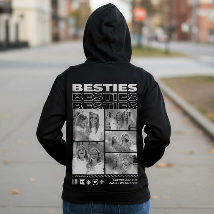 Personalisierter Hoodie "Besties"