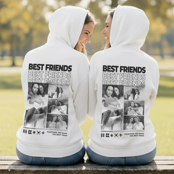Personalisierter Hoodie "Besties"