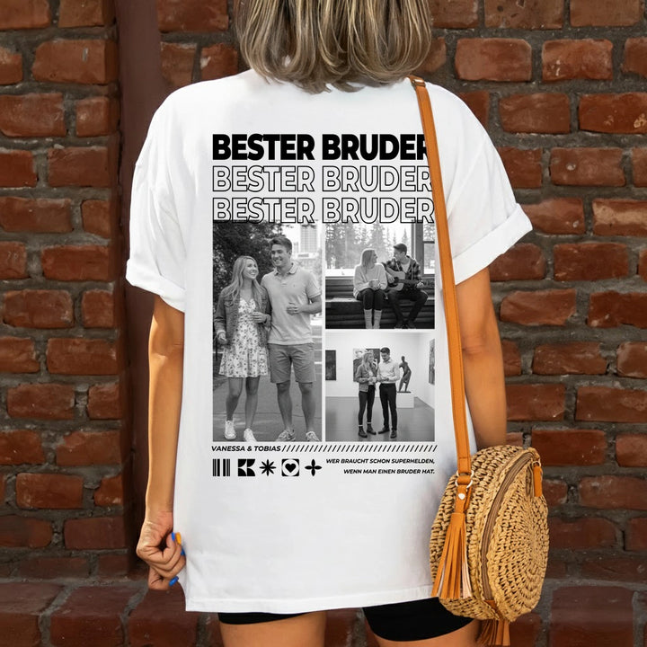 Personalisiertes T-Shirt "BESTER BRUDER"