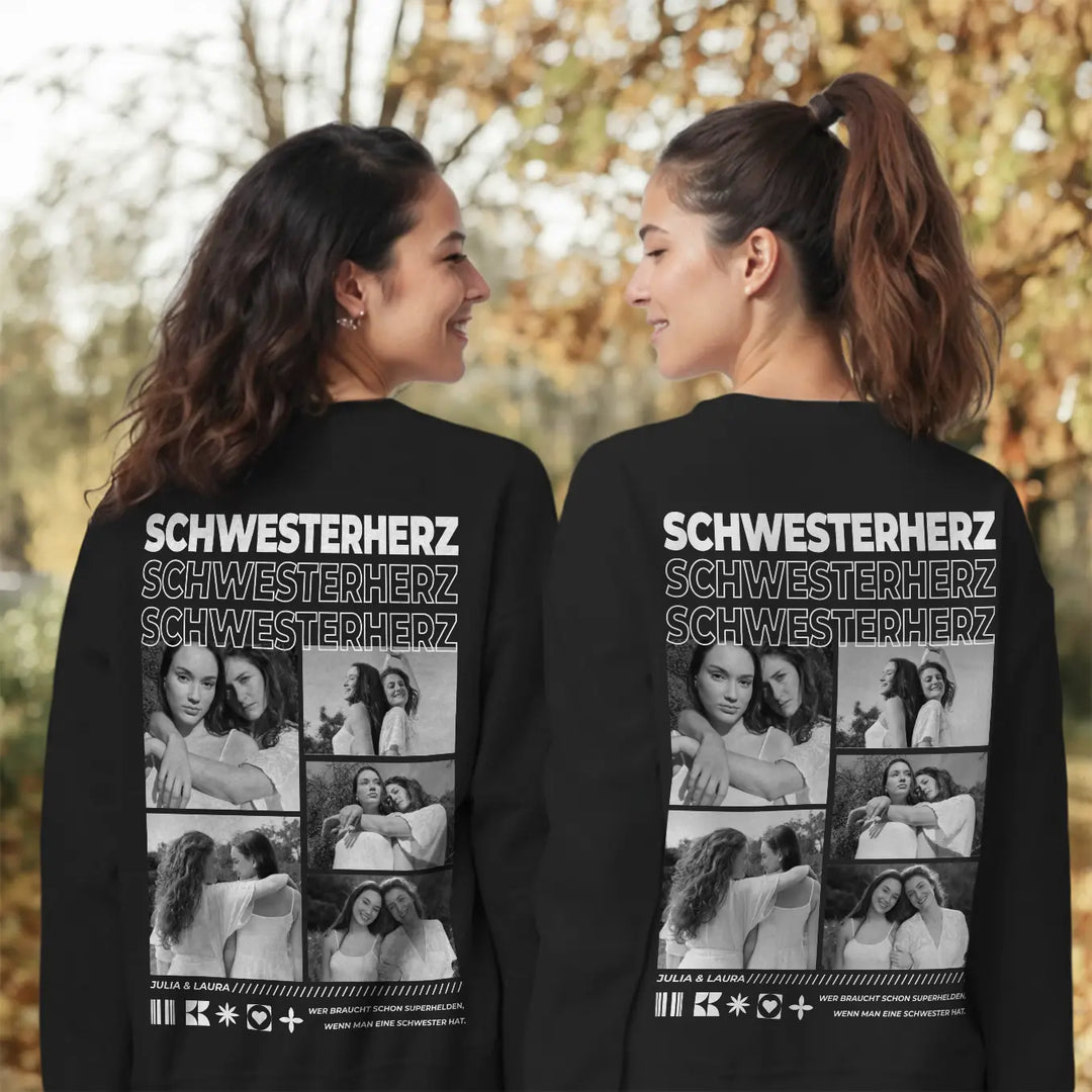 Personalisierter Sweater "Beste Schwester"