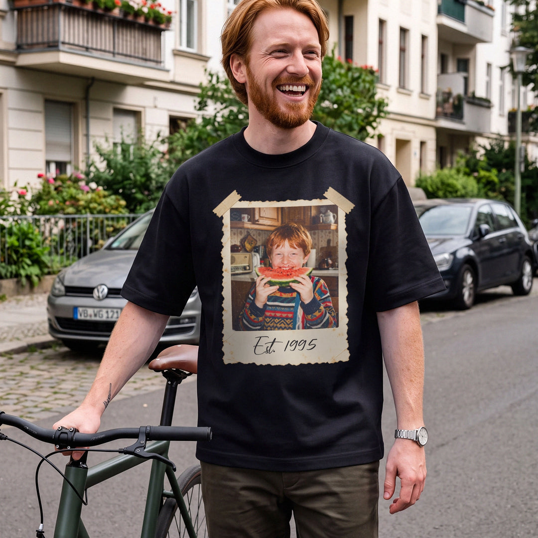 Personalisiertes T-Shirt "Foto Vintage"