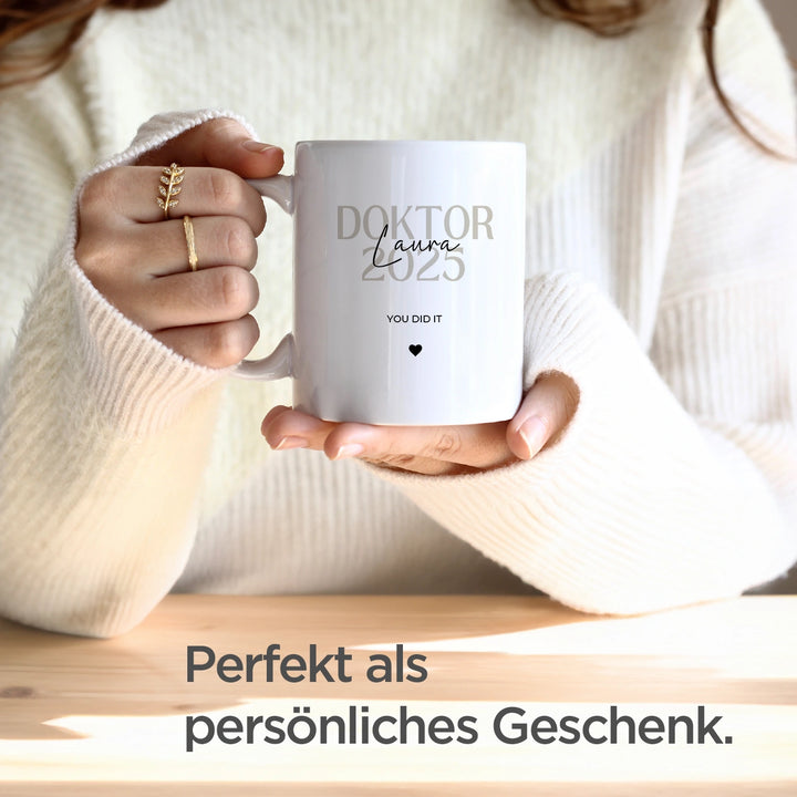 Personalisierte Tasse "Doktor"