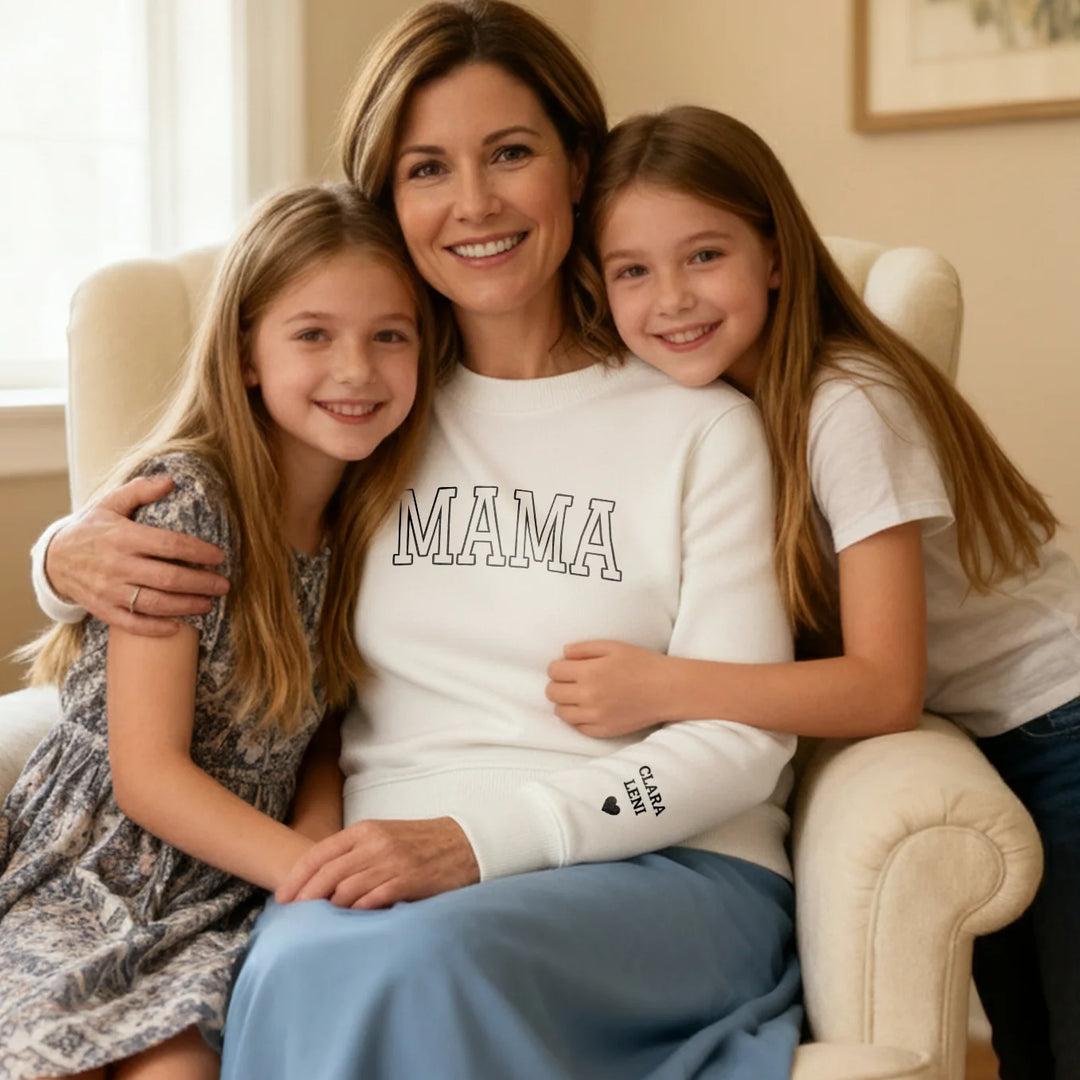 Personalisierter Sweater "Mama & Kinder"