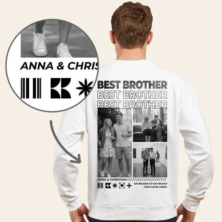 Personalisierter Sweater "Bester Bruder"