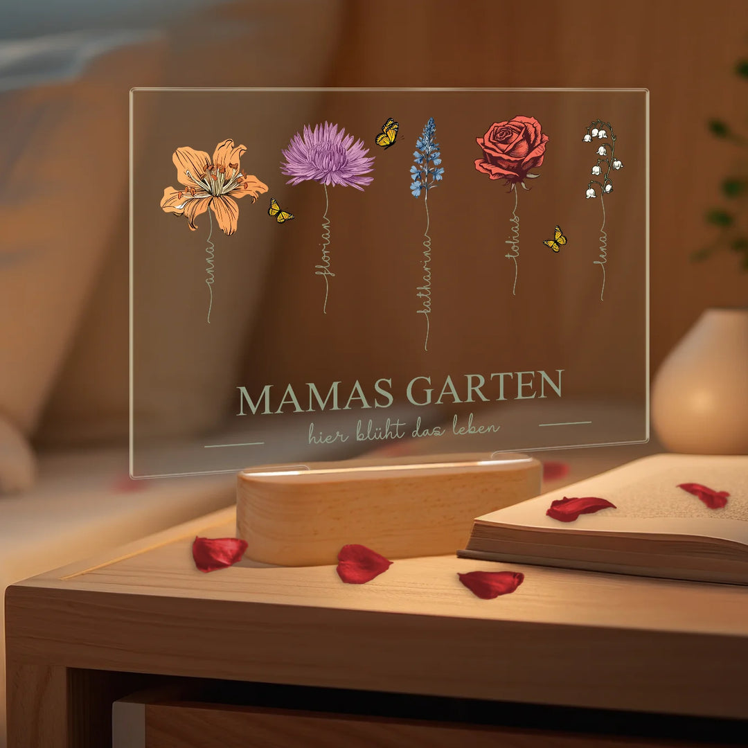 Personalisiertes Glowlight  "Omas Garten"
