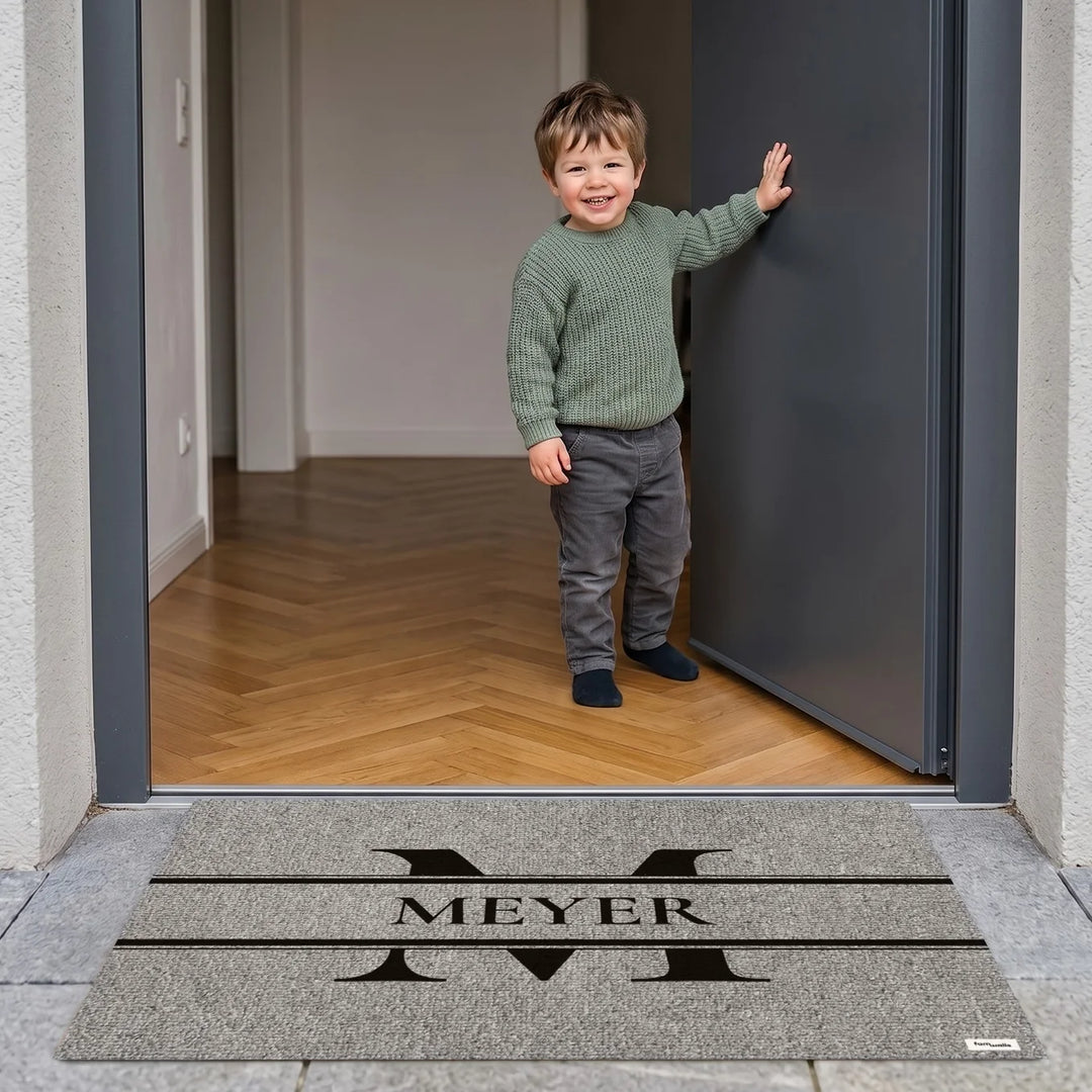 Personalisierte Fußmatte "Initiale"