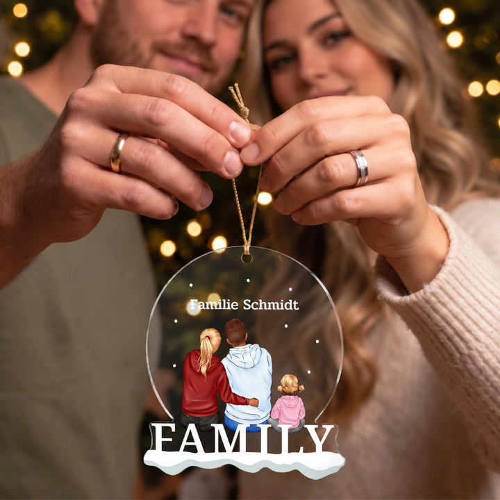 "Family" Weihnachtsanhänger