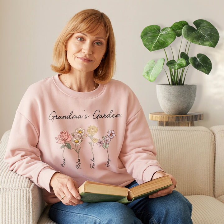 Personalisierter Sweater "Omas Garten"