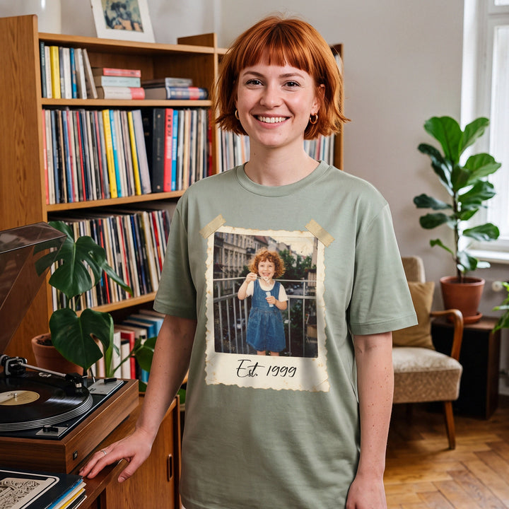 Personalisiertes T-Shirt "Foto Vintage"