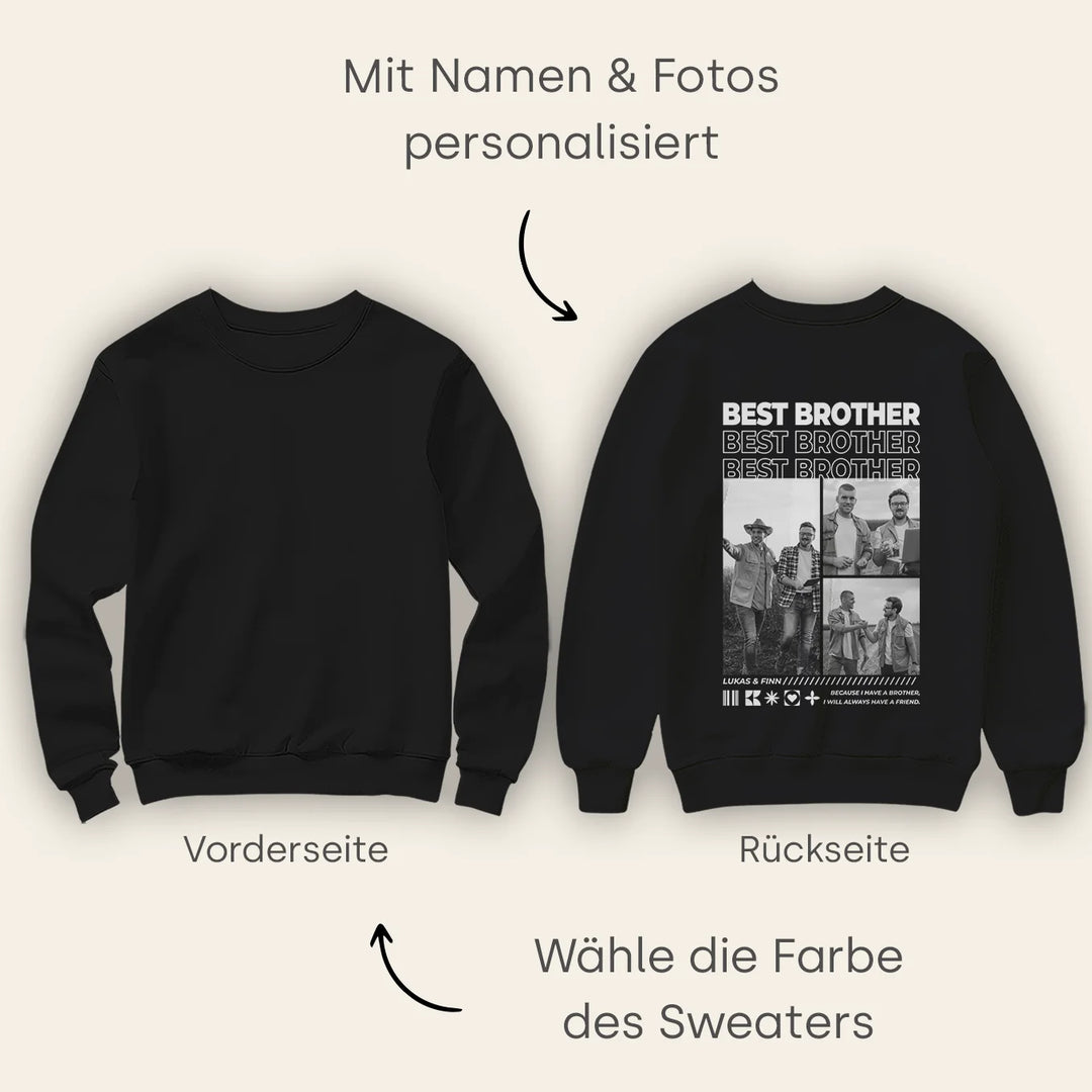 Personalisierter Sweater "Bester Bruder"