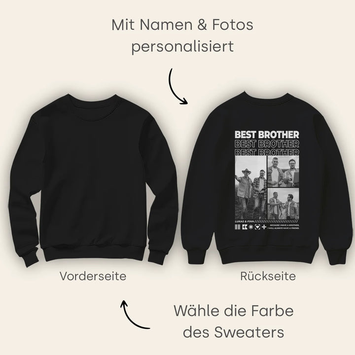 Personalisierter Sweater "Bester Bruder"