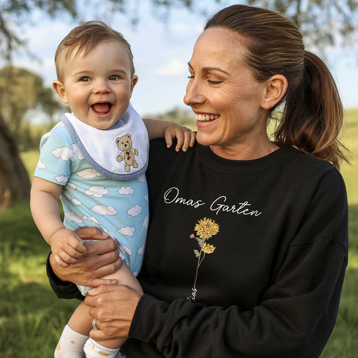Personalisierter Sweater "Omas Garten"