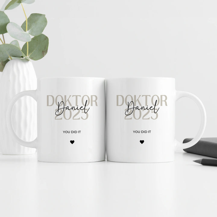 Personalisierte Tasse "Doktor"