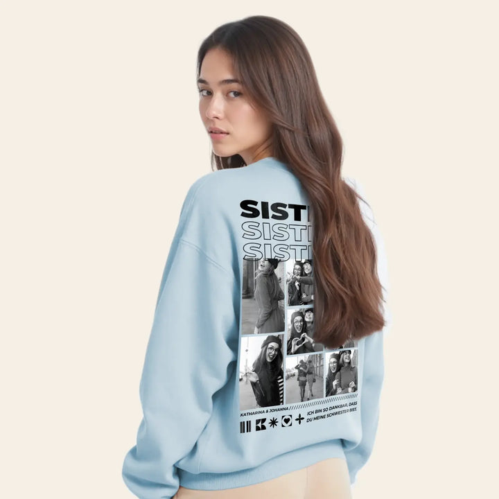 Personalisierter Sweater "Beste Schwester"