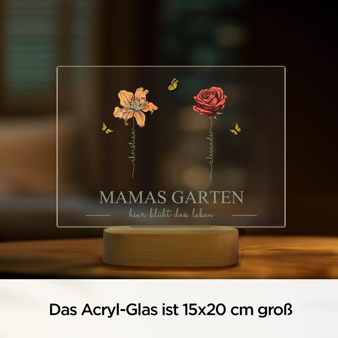 Personalisiertes Glowlight  "Omas Garten"