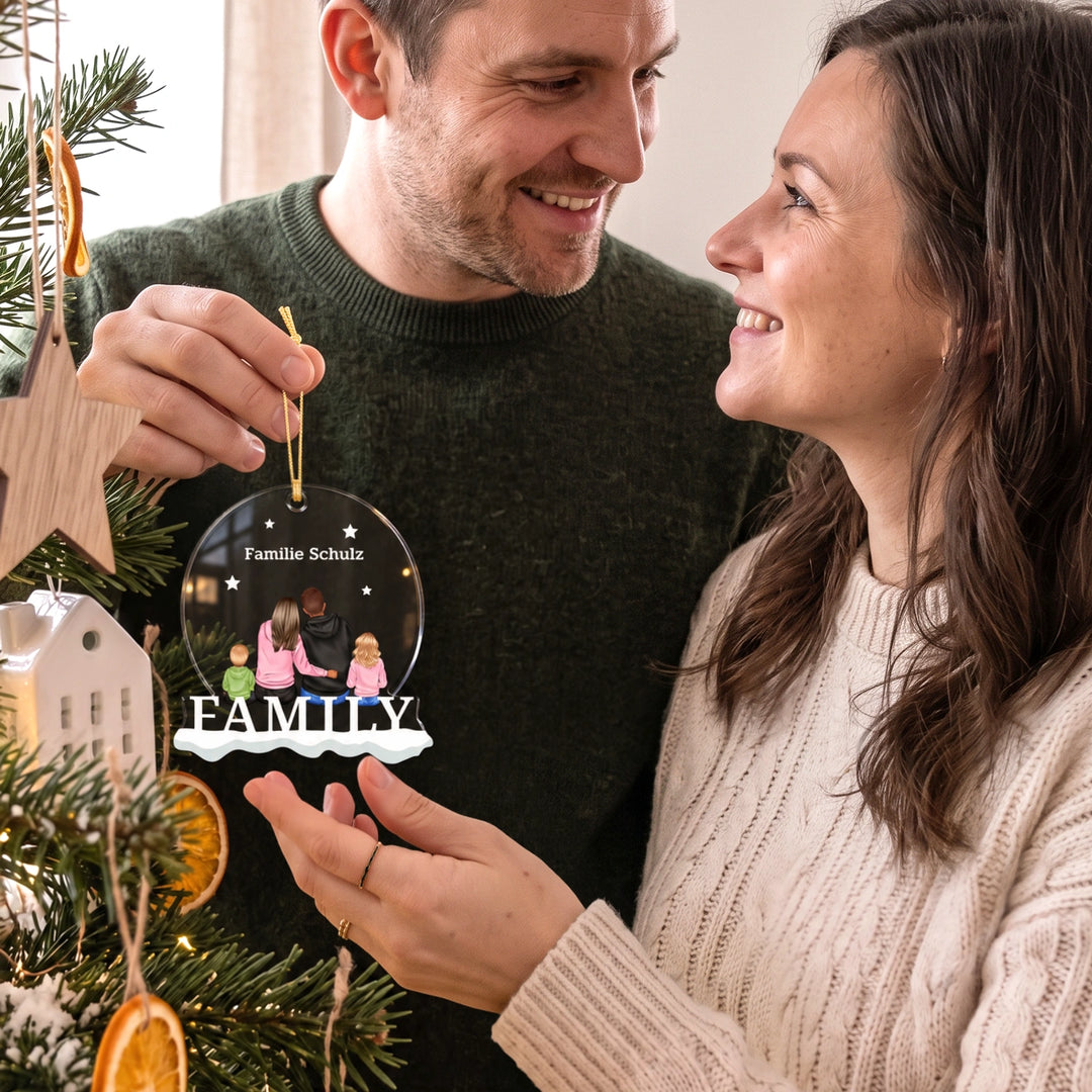 "Family" Weihnachtsanhänger