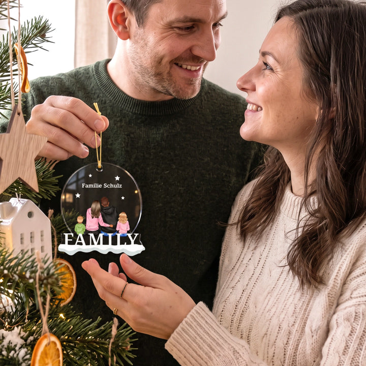 "Family" Weihnachtsanhänger