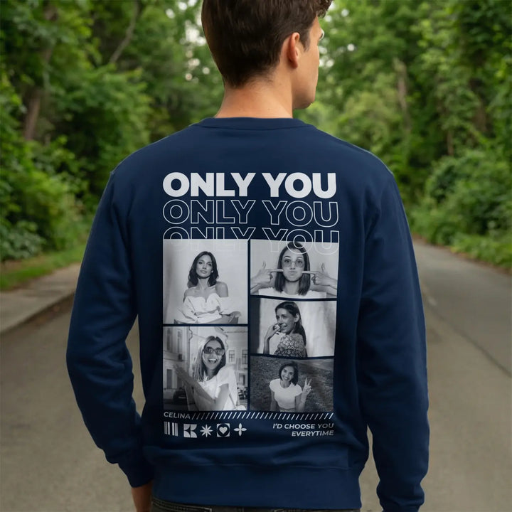 Personalisierter Sweater "Only You"
