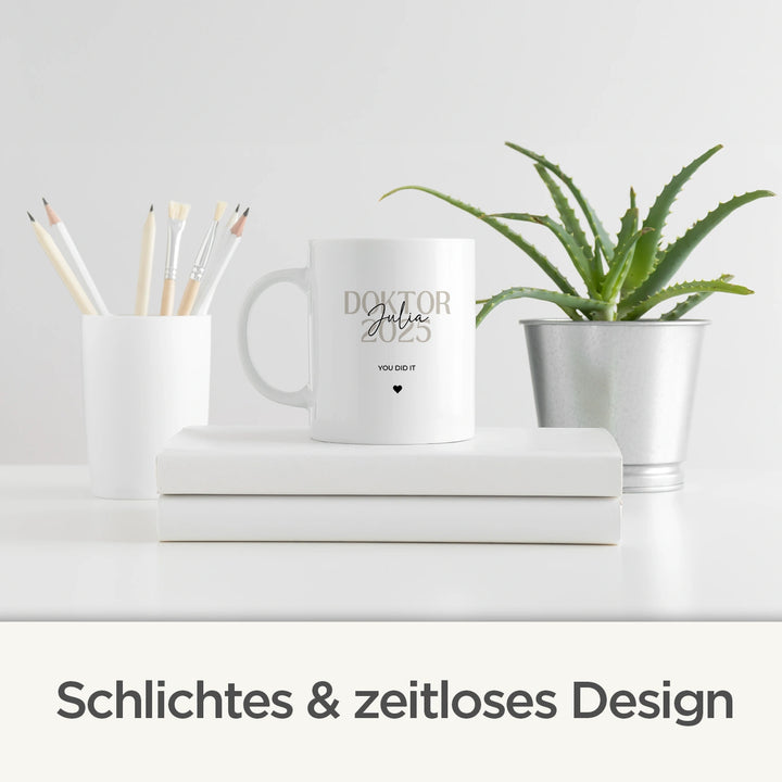 Personalisierte Tasse "Doktor"