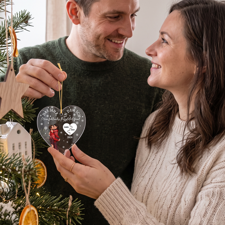 Personalisierter Weihnachtsanhänger "Fehlendes Puzzleteil"
