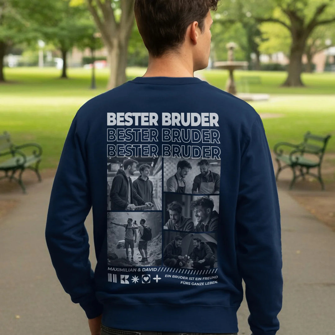 Personalisierter Sweater "Bester Bruder"
