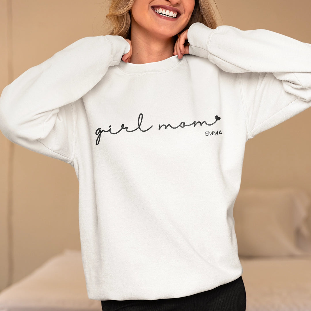 Personalisierter Sweater "Boy Mom"