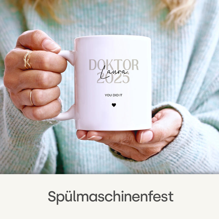 Personalisierte Tasse "Doktor"