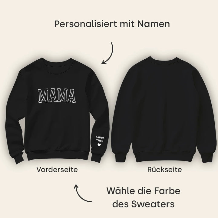 Personalisierter Sweater "Mama & Kinder"