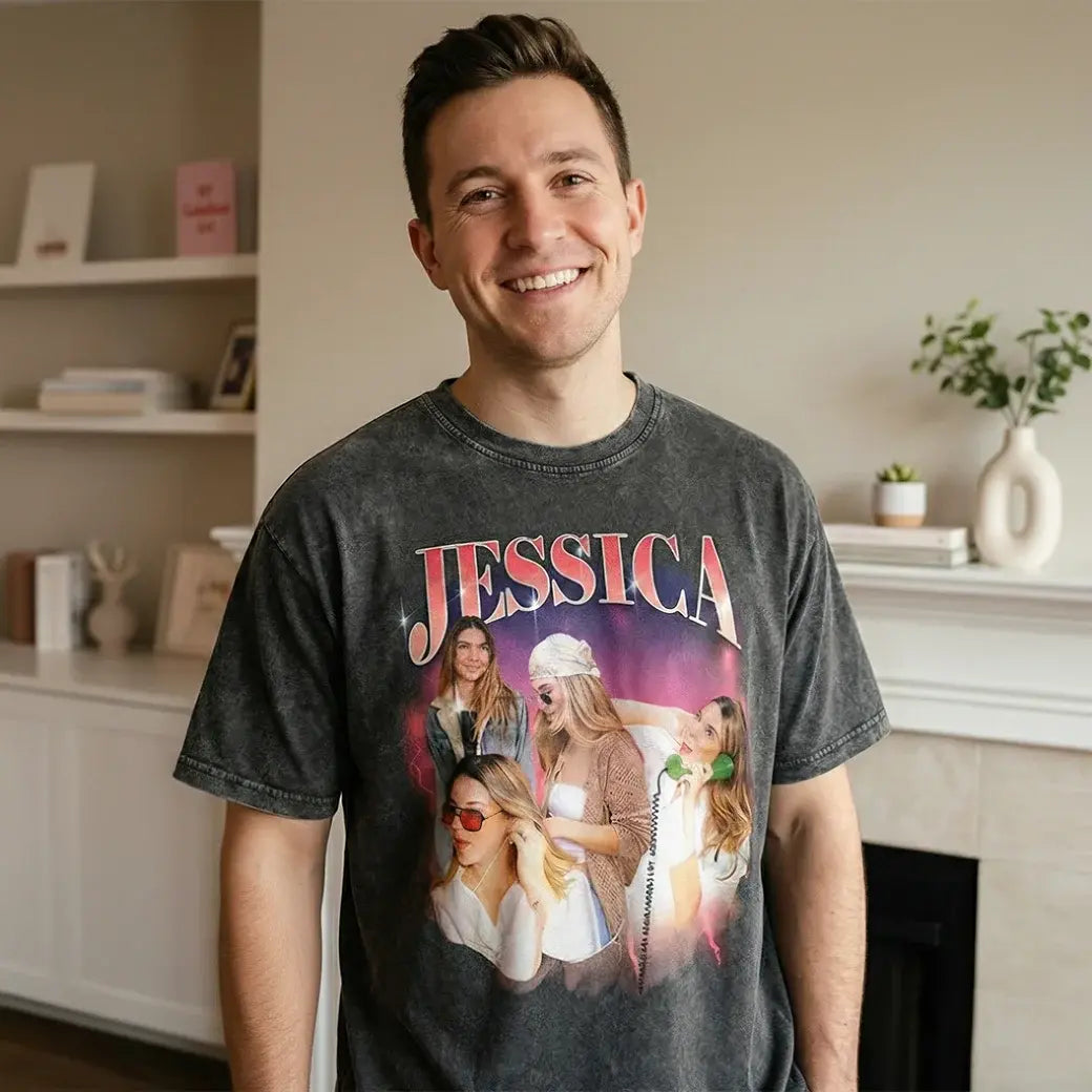 Personalisiertes T-Shirt "Vintage Bootleg"