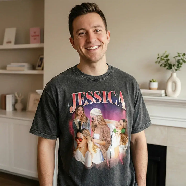 Personalisiertes T-Shirt "Vintage Bootleg"