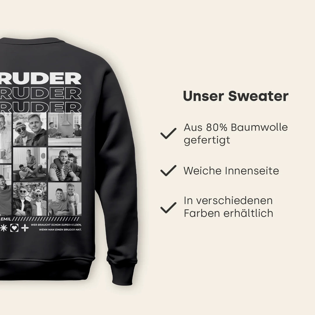 Personalisierter Sweater "Bester Bruder"