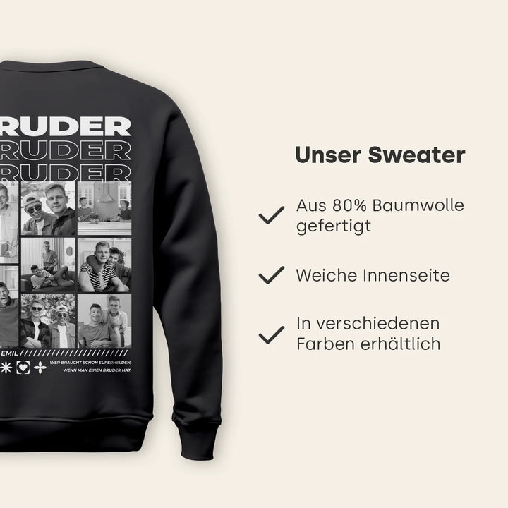 Personalisierter Sweater "Bester Bruder"