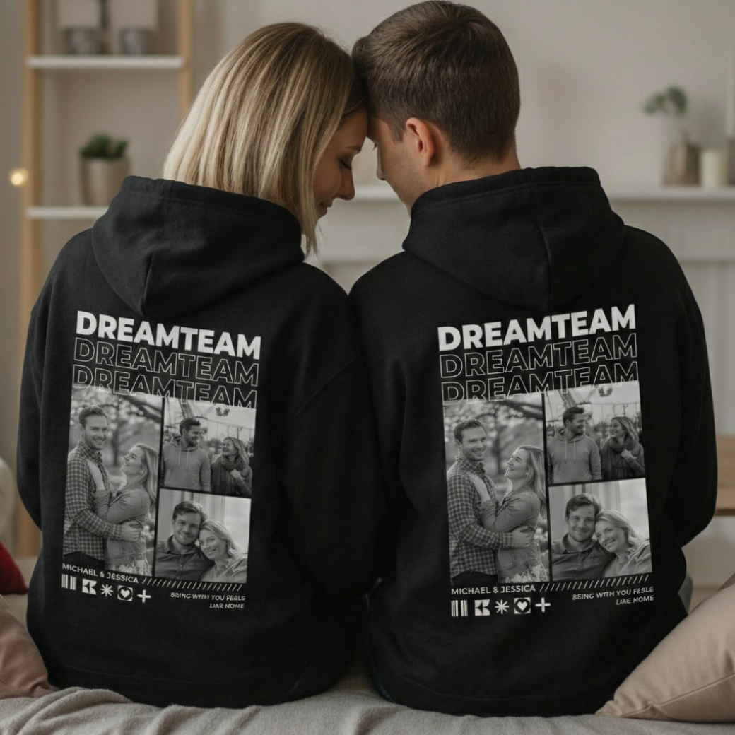 Personalisierter Hoodie "Perfect Match"