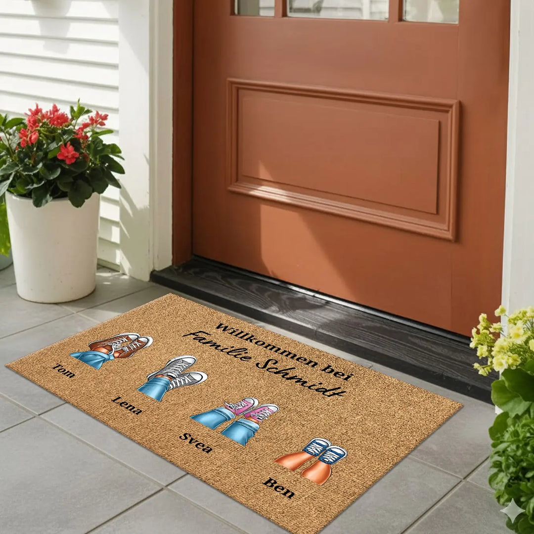 Personalisierte Fußmatte ''Eure Sneaker''