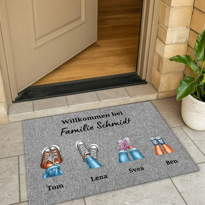Personalisierte Fußmatte ''Eure Sneaker''