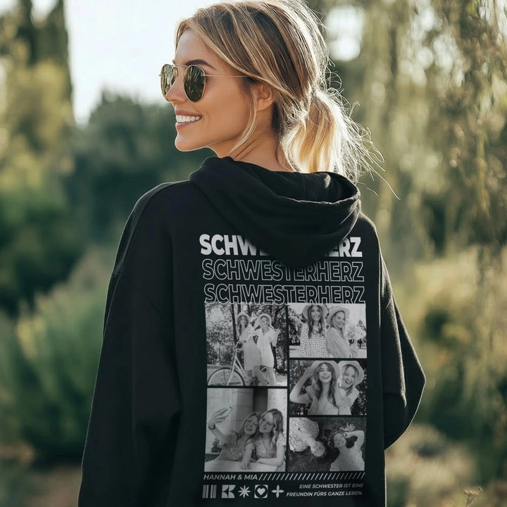 Personalisierter Hoodie "Beste Schwester"