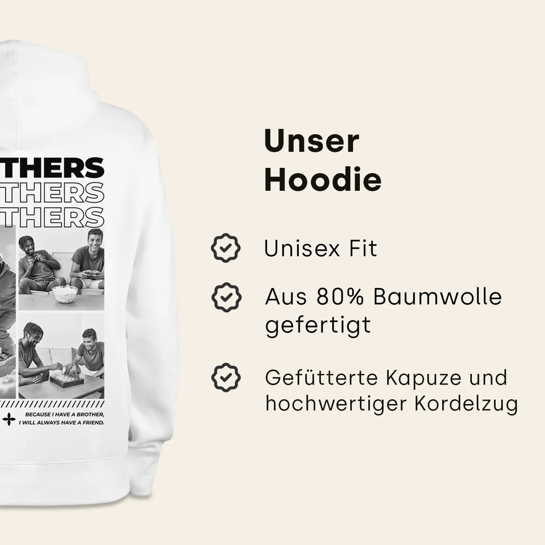 Personalisierter Hoodie “Bester Bruder”
