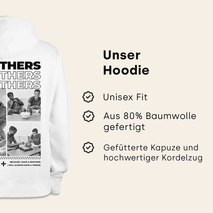 Personalisierter Hoodie “Bester Bruder”