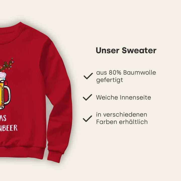 Personalisierter Christmas Sweater "Reinbeer"