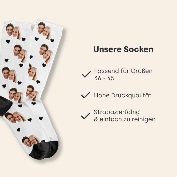 Personalisierte Socken mit Foto