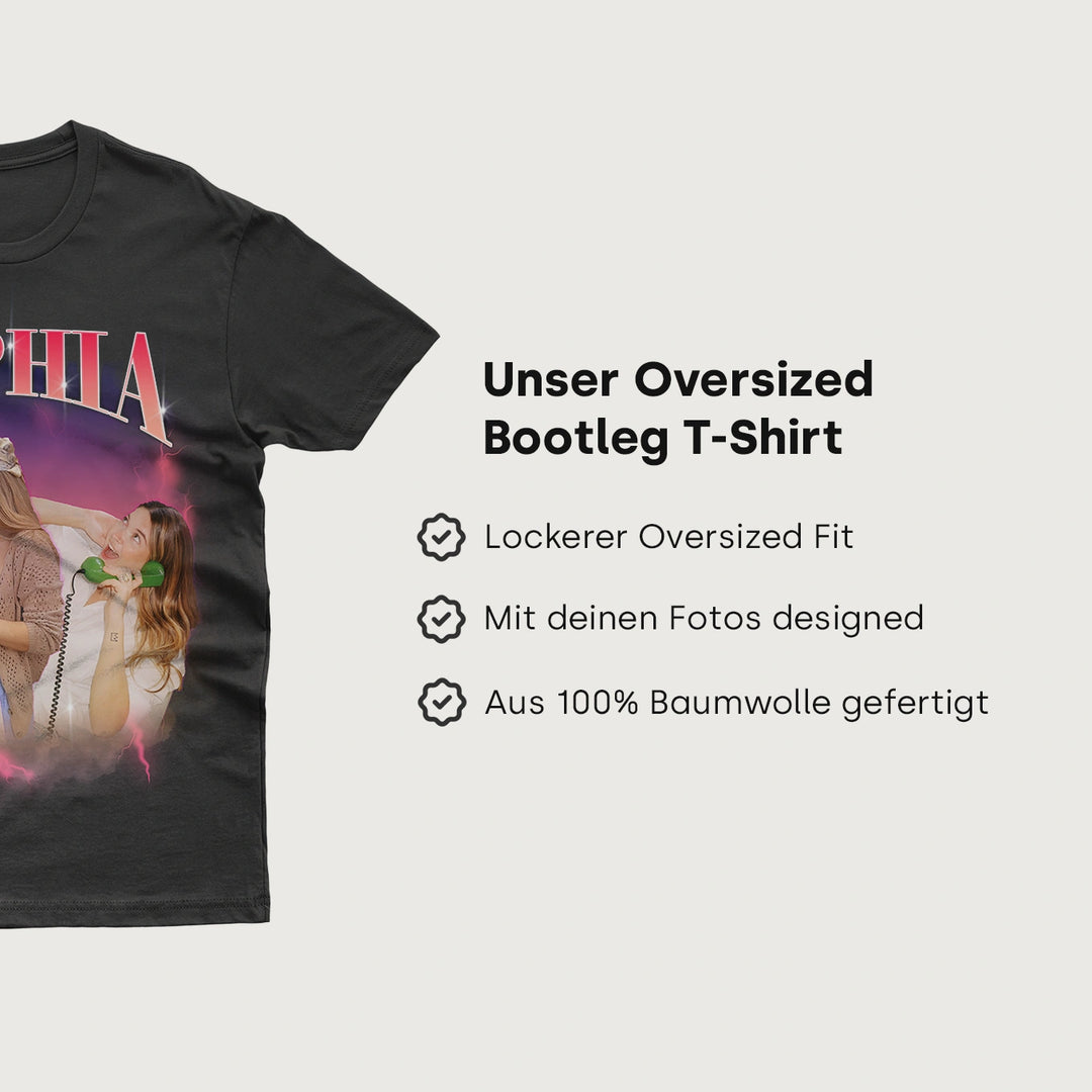 Personalisiertes T-Shirt "Vintage Bootleg"
