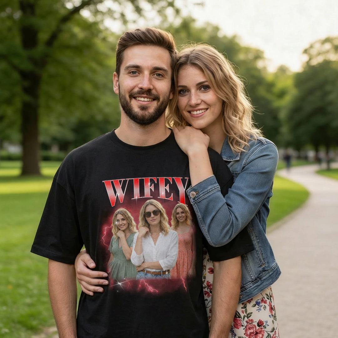 Personalisiertes T-Shirt "Vintage Bootleg"