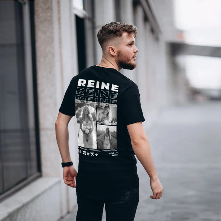Personalisiertes Oversized T-Shirt "Wifey"