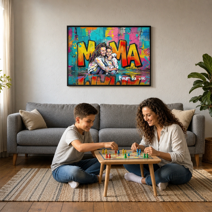 Personalisiertes Poster Love "MAMA"