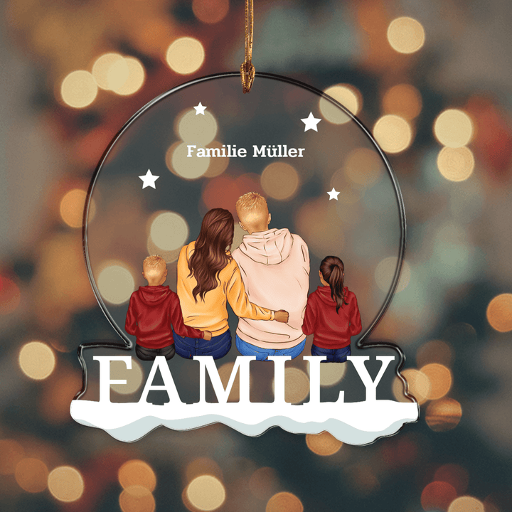 ''Family'' Weihnachtsanhänger famwalls