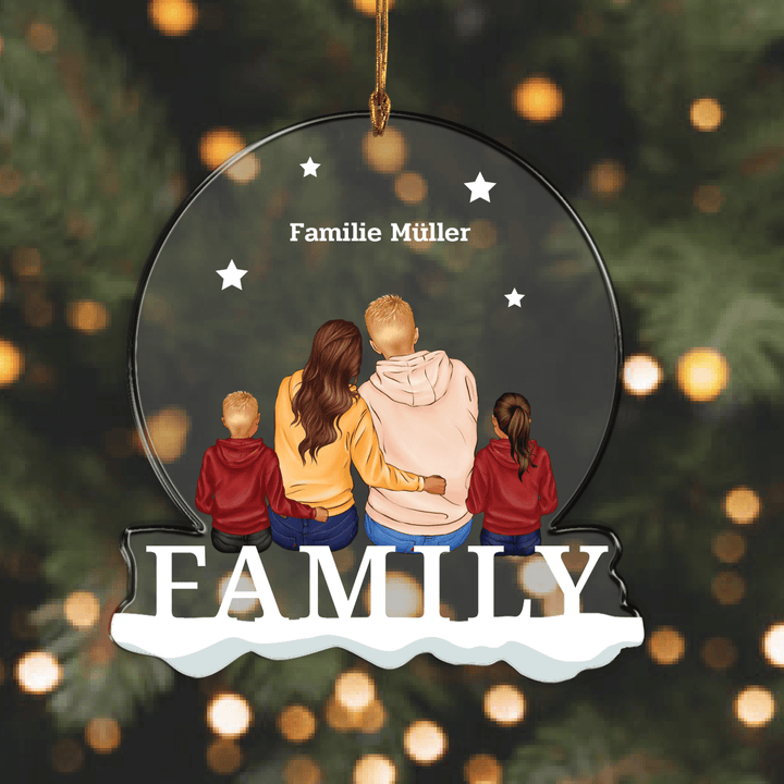 ''Family'' Weihnachtsanhänger famwalls