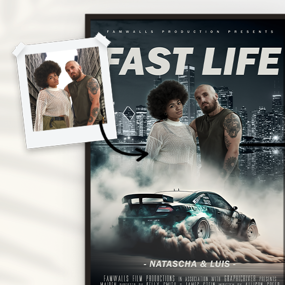 Filmposter "Fast Life"