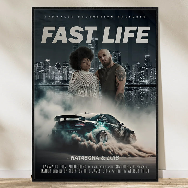 Filmposter "Fast Life" - famwalls